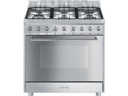 Cocina SMEG C91GMXI9 (115 L - Gas Natural - Inox)