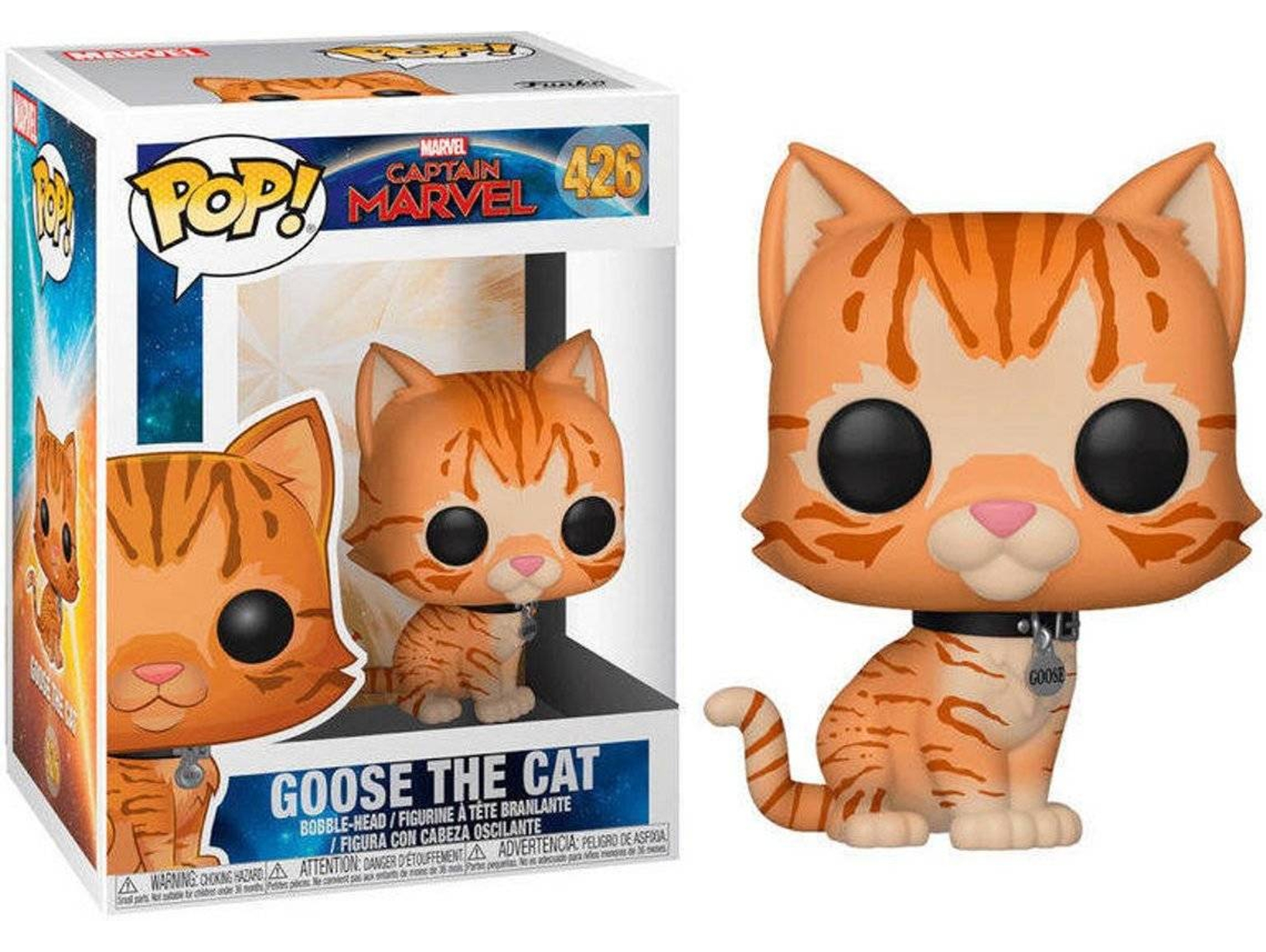 Figura FUNKO Pop Marvel Captain Marvel Goose the Cat