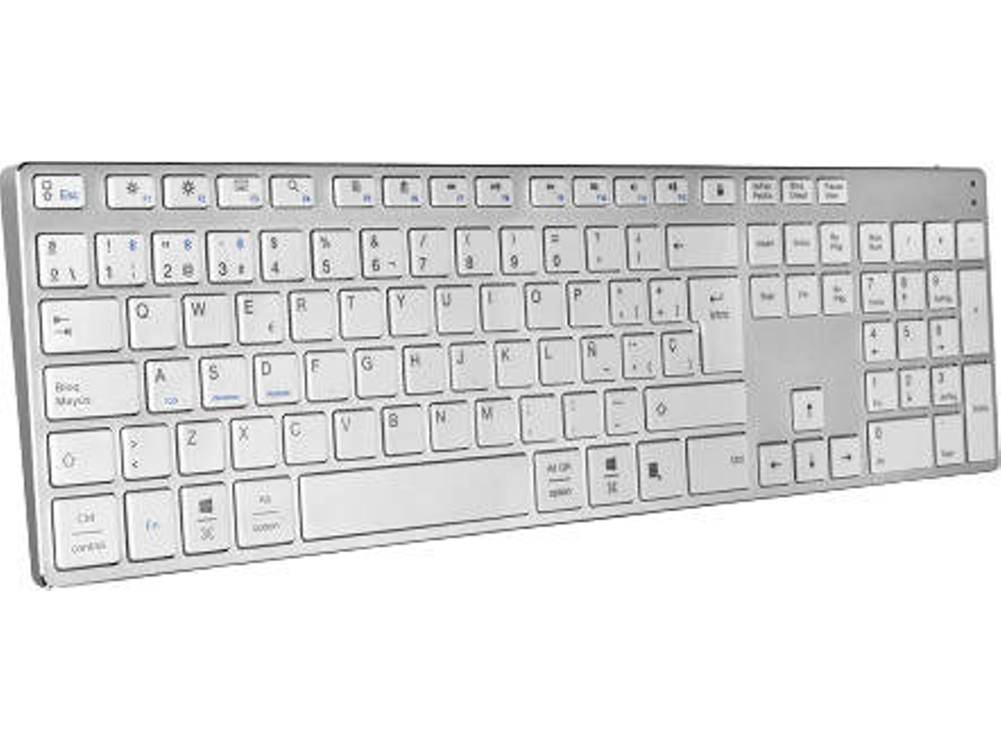 Teclado SUBBLIM Advance Bluetooth (Plateado)