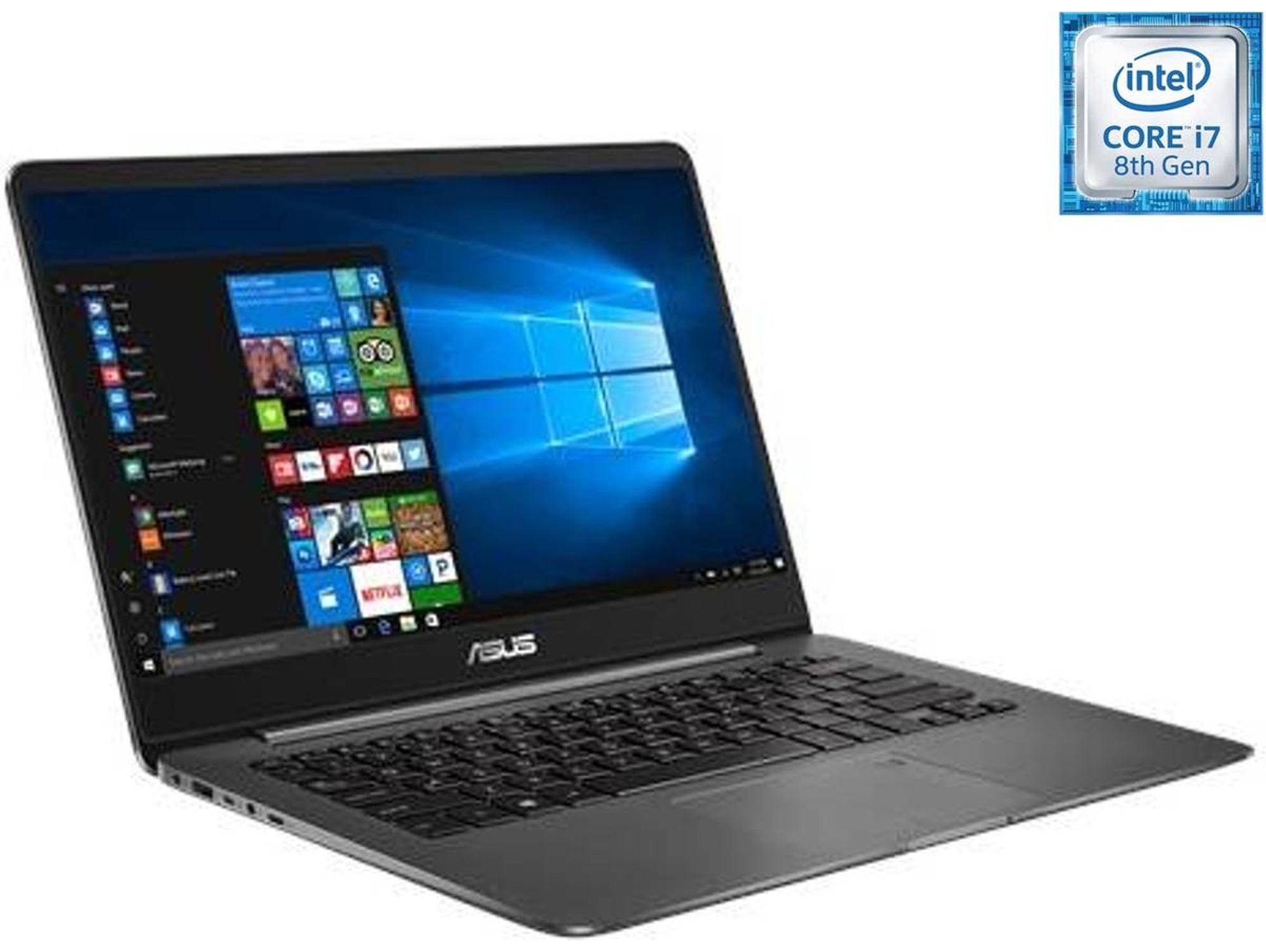 Portátil 14'' ASUS ZenBook UX430UA-GV267T (Caja Abierta - i7-8550U - 8 GB RAM - 512 GB SSD - Intel UHD Graphics 620 )