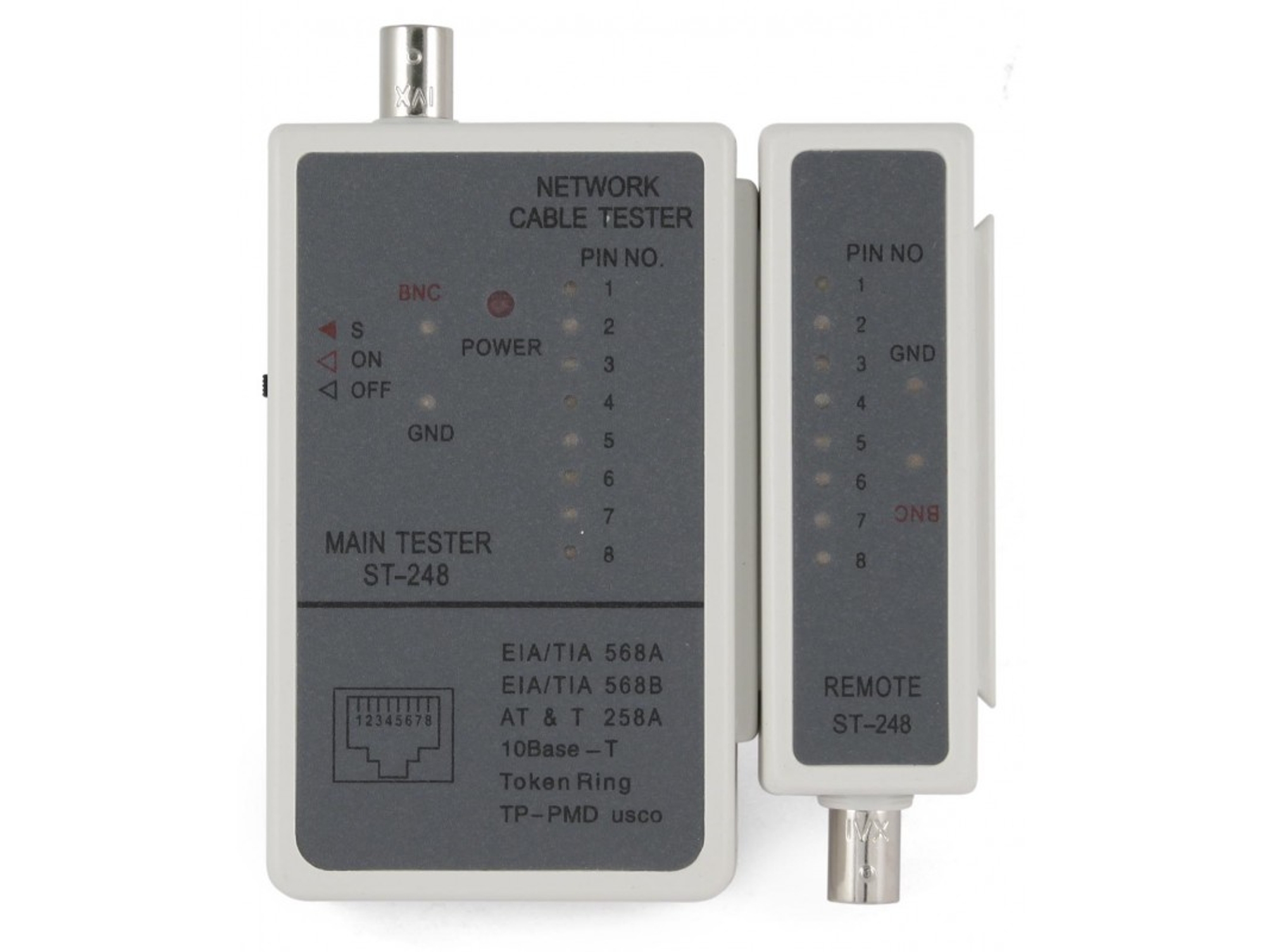Comprobador de Cable GEMBIRD RJ45 y RG588
