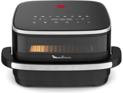Freidora de aire MOULINEX Easy Fry XL Surface AL4018F0 Freidora sin aceite (4 L - Negro y acero inoxidable)