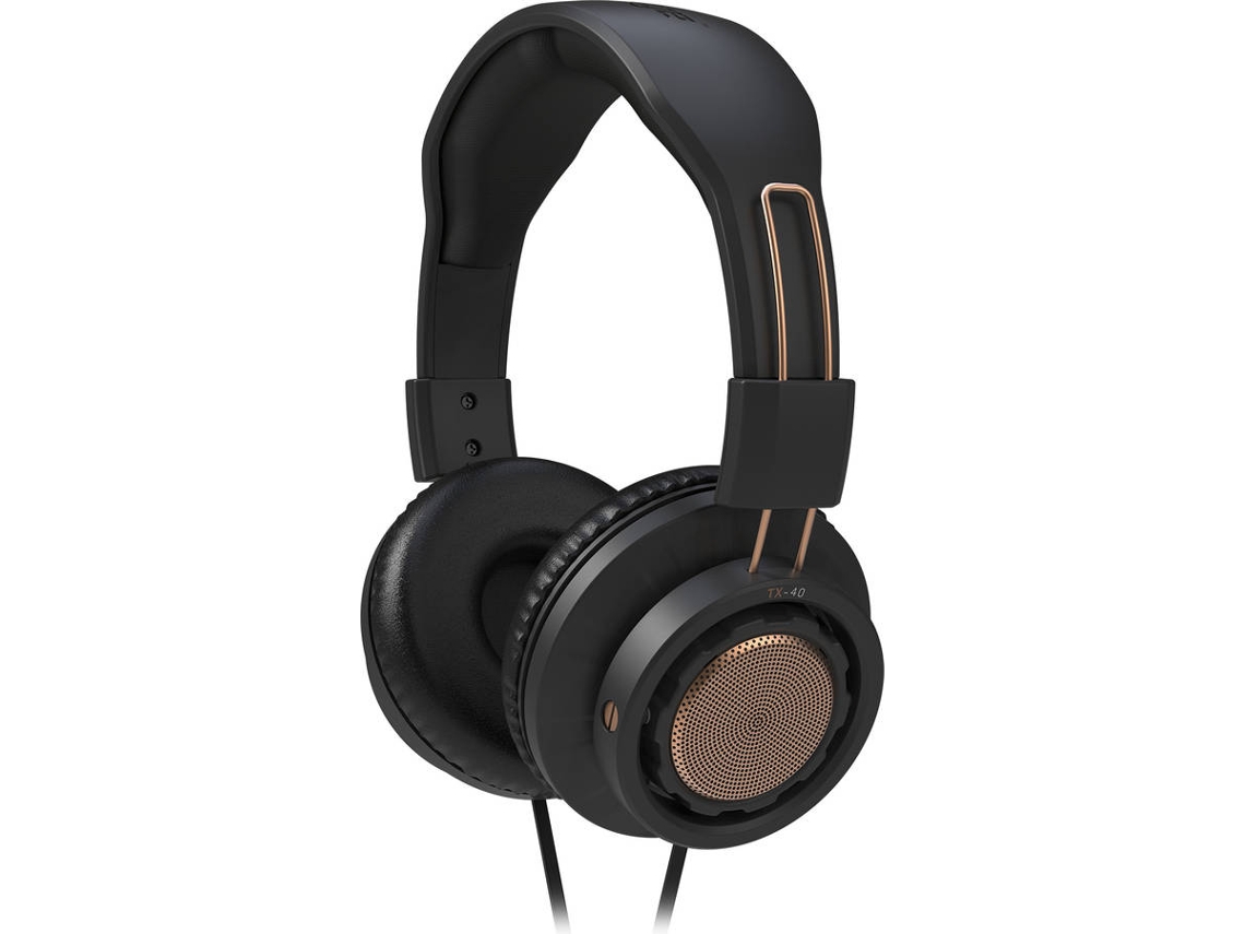 Auriculares Gaming con Cable VOLTEDGE TX40 (Over Ear - Micrófono - Negro)