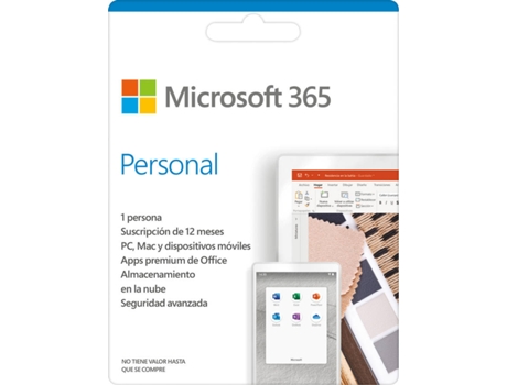 Microsoft 365 Personal (12 meses - Formato Digital) — 1 Licencia | 1 año