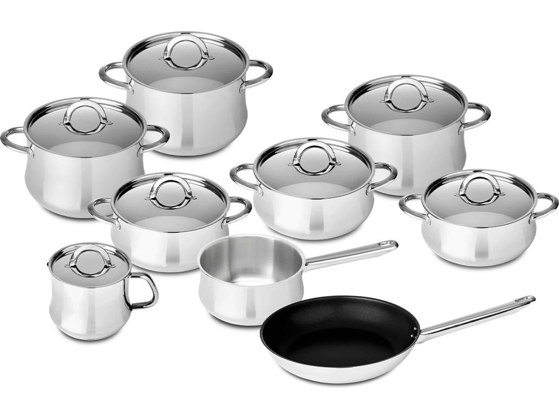 Juego de Cocina SILAMPOS Sagres 9 Piezas
