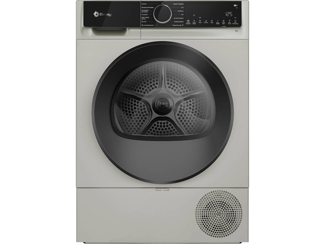 Secadora BALAY 3SB093XC (9 kg - Bomba de Calor - Gris)