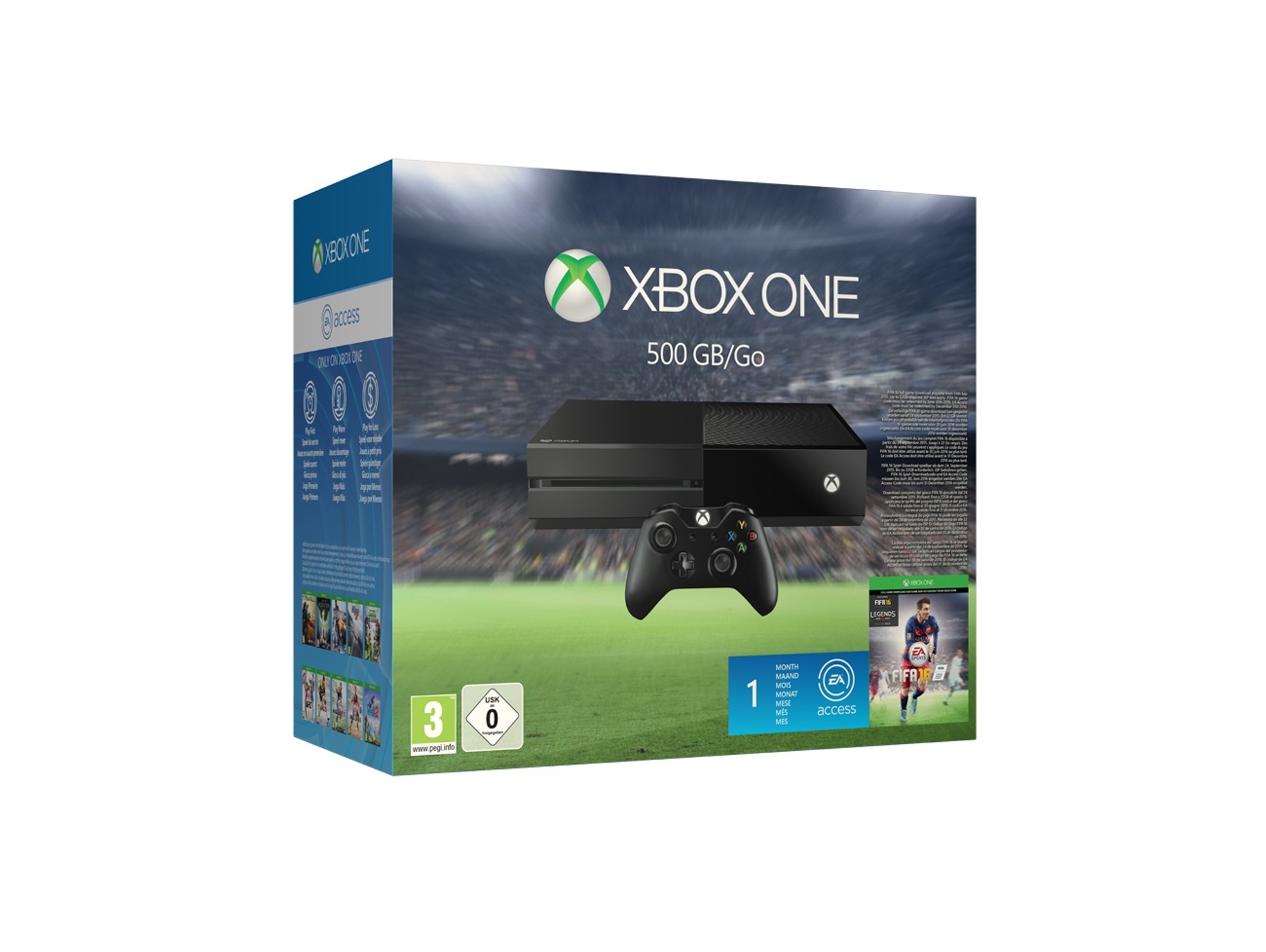 Consola Xbox One Standard + FIFA 16 (500 GB)