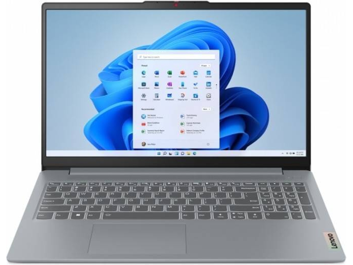 Laptop LENOVO IPS3 15IRH8 (Gris - 16 GB RAM - 1 TB SSD - 15,6" - Enchufe EU - Qwerty Español - Intel)