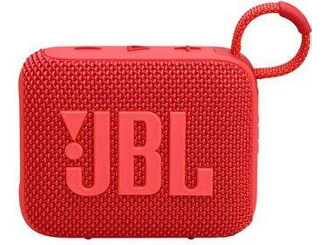 Altavoz Bluetooth JBL GO 4 (7 W - Autonomía: 7 horas - Rojo)
