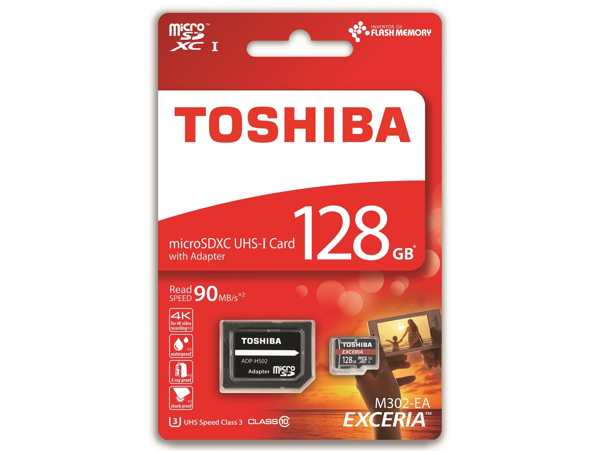 Micro SD TOSHIBA Exceria 128 GB 90Mb/s