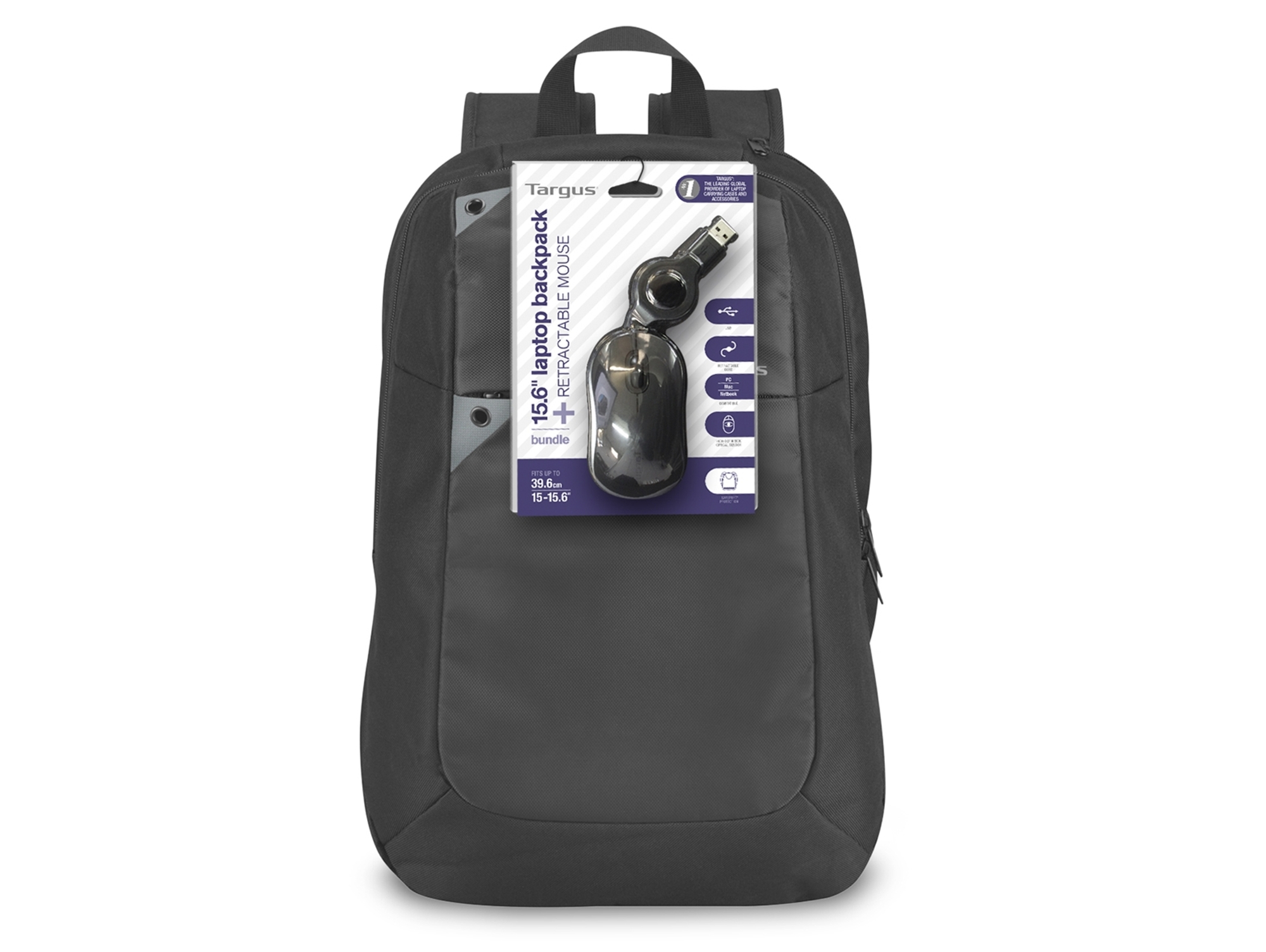 Mochila TARGUS BEU3189-01 (Portátiles - 15.6'' - Negro)