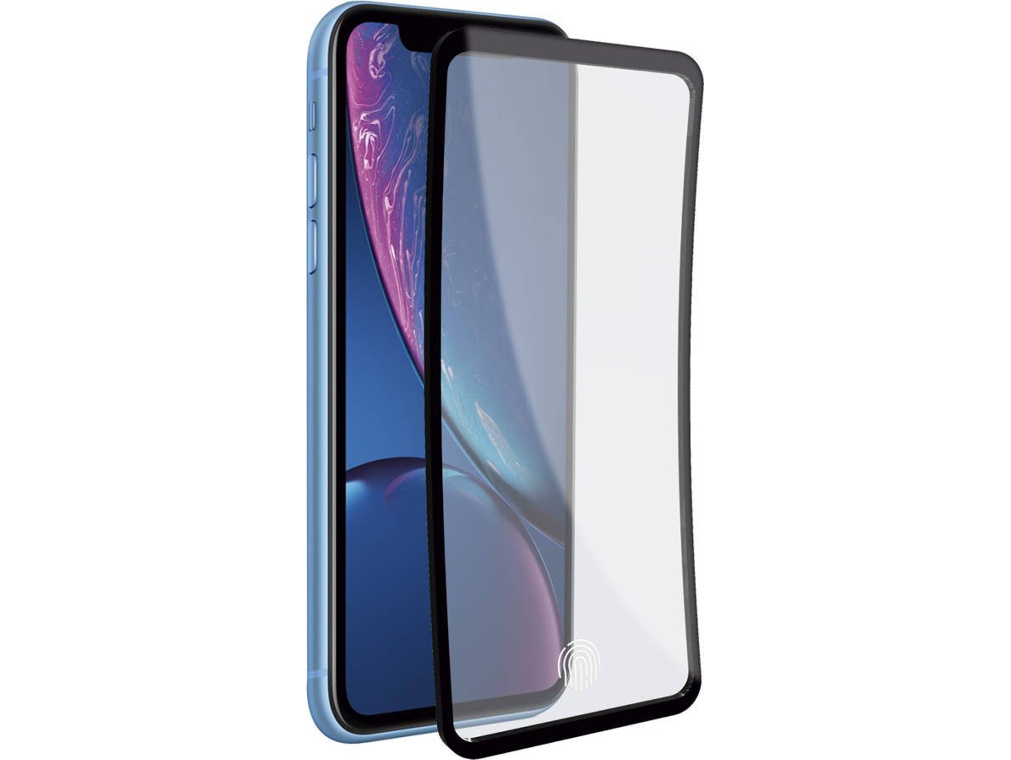 Protector de Cristal Templado iPhone 11 Pro KSIX Flexiglass Negro