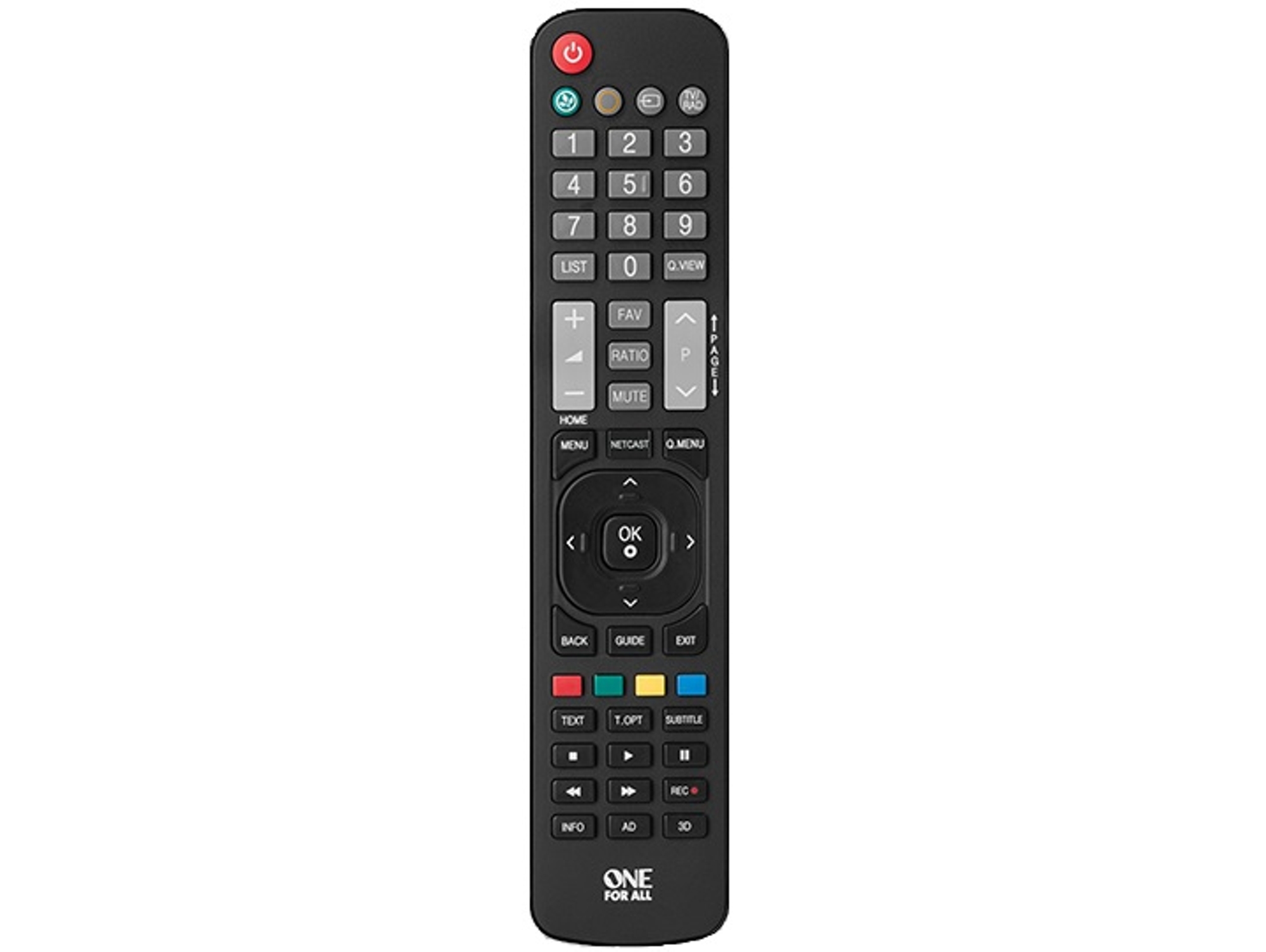 Mando TV Universal ONE FOR ALL URC 1911