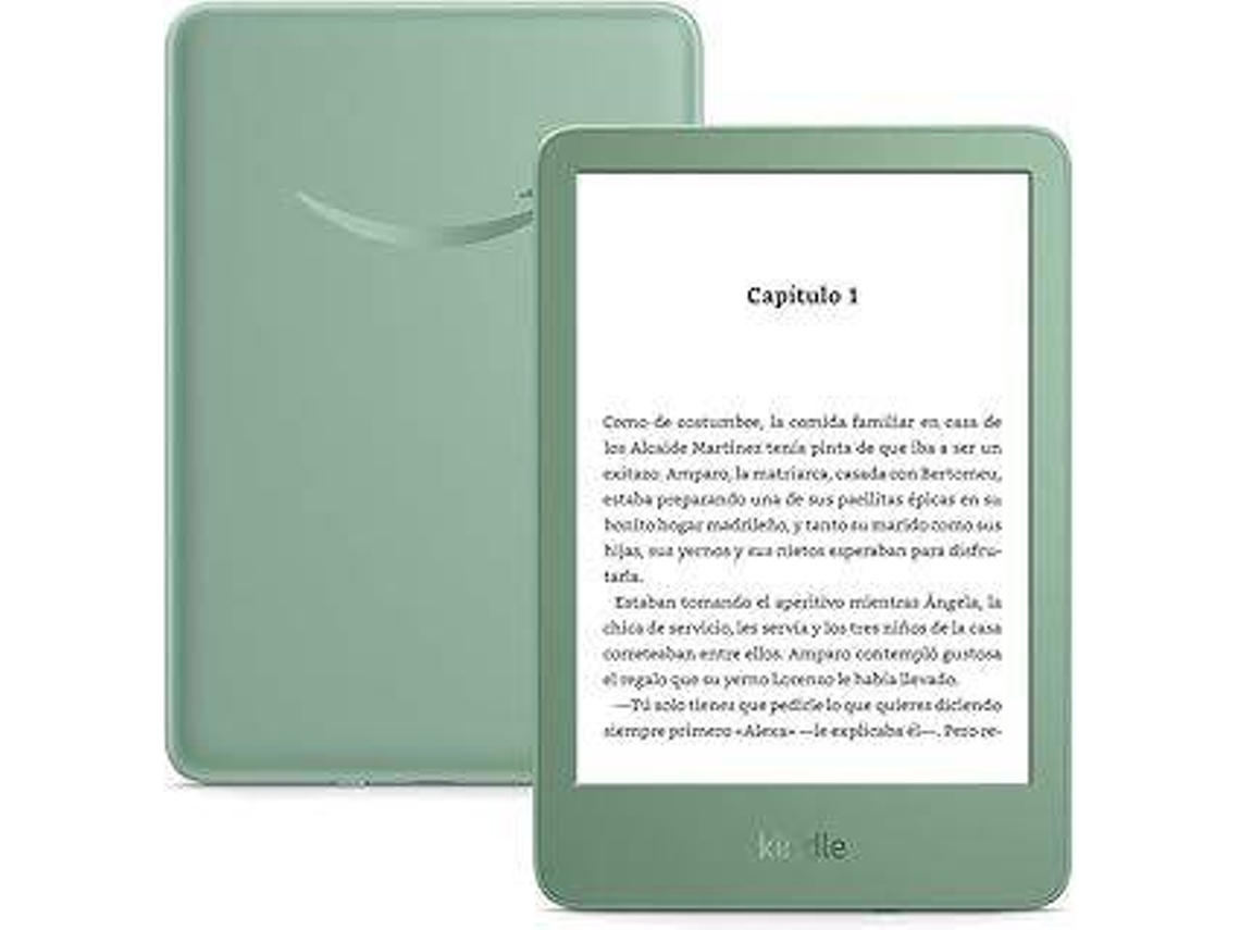 Kindle 6インチ タッチスクリーン Lector E-reader KINDLE (6'' - 16 GB - Verde Matcha) | Worten Canarias