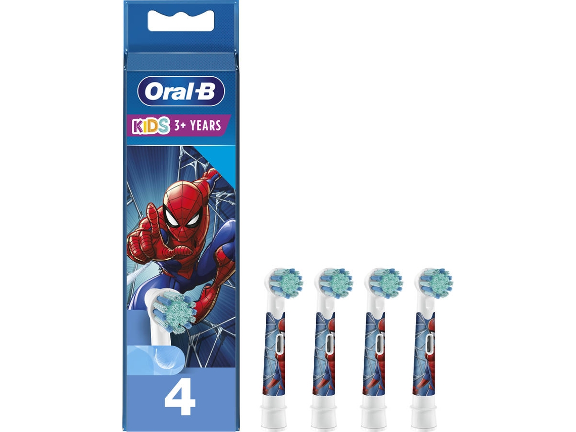Recambio de Cepillo Eléctrico ORAL B Kids Spider Man (4 unidades)