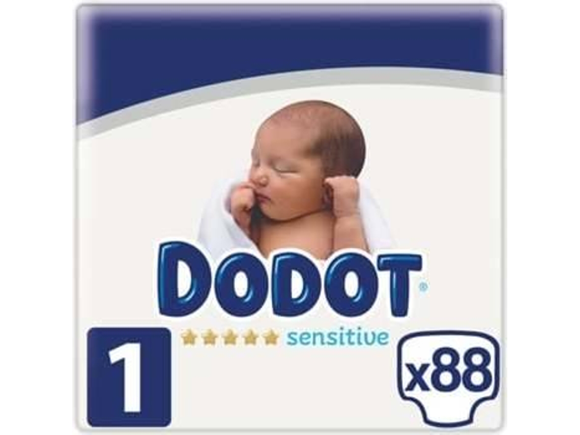Pañales DODOT SENSITIVE T1 88