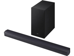 Soundbar SAMSUNG HW-B450F/ZF (2.1 Canales - Subwoofer Inalámbrico)
