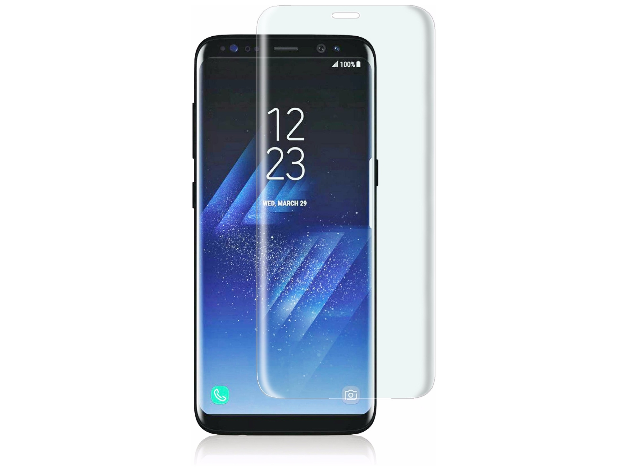 Protector Cristal Templado EBOX para Samsung Galaxy S8