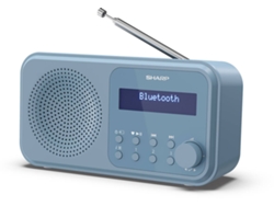 Rádio Despertador SHARP Tokyo DR-P420 (Azul - Digital - Alarma Doble - Batería e Pilas)