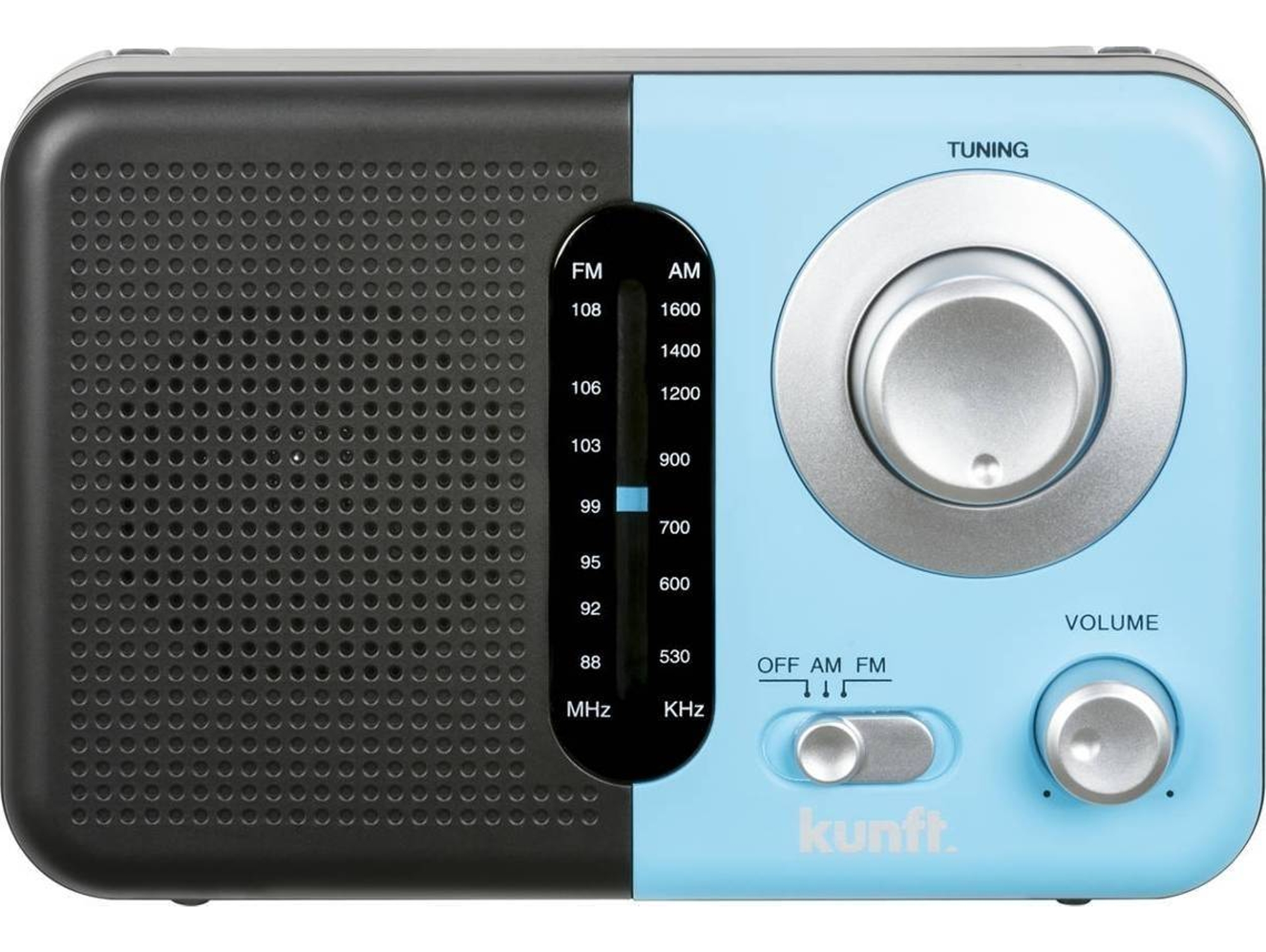 Radio KUNFT KPR4173 (Azul - Analógico - FM/AM - Pilas)