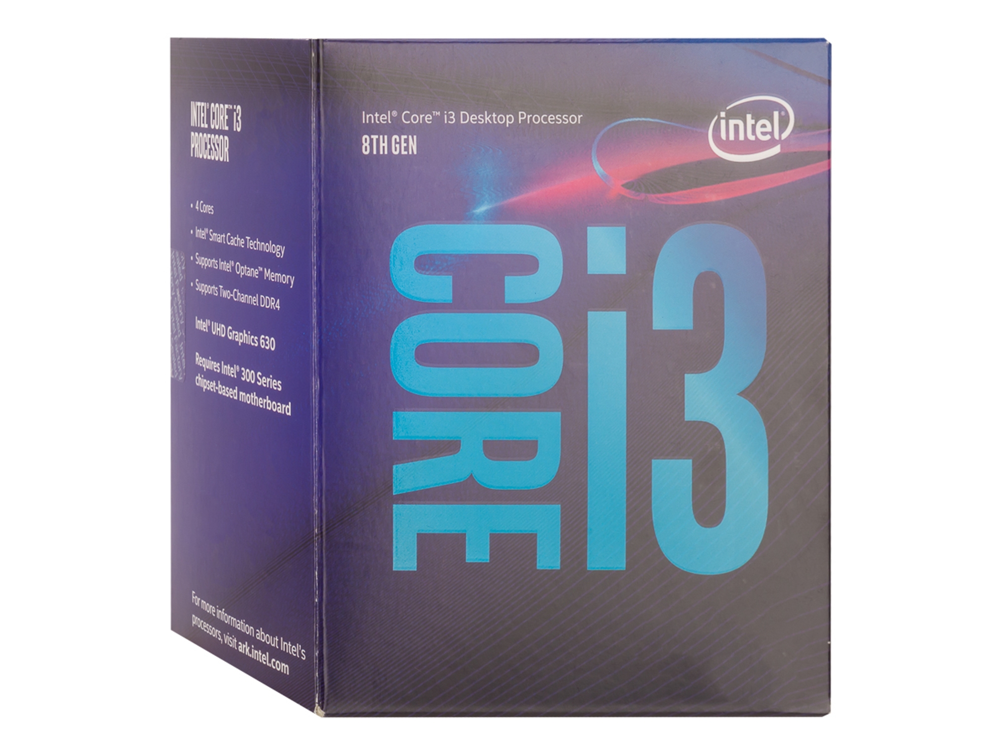 Procesador INTEL Core i3-8100 (Socket LGA1151 - Quad-Core - 3.6 GHz)
