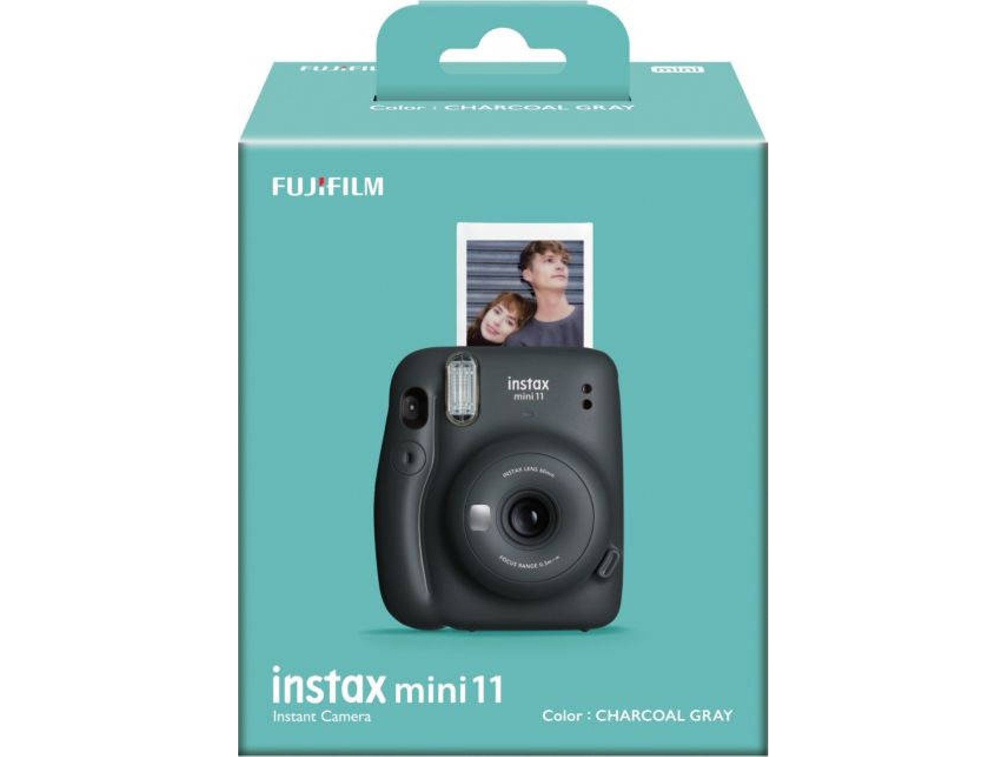 Cámara Instantánea Fujifilm Instax Mini 9 con Flash a Pila - Gray