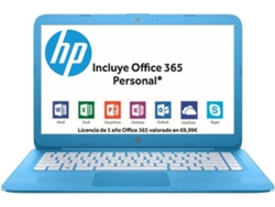 Portátil HP Stream 14-AX001NS (Caja Abierta - 14'' - Intel Celeron - RAM: 4 GB - Disco duro: 32 GB eMMC)