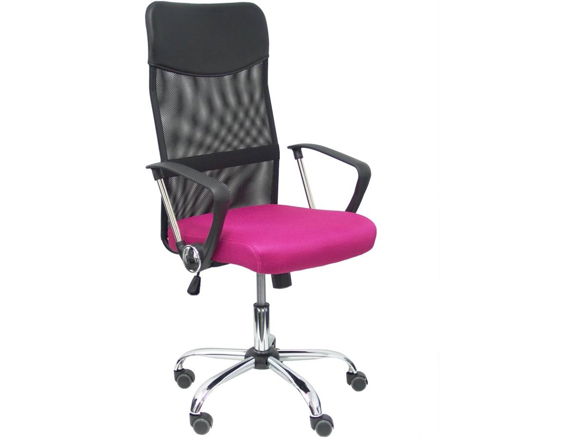Silla Operativa PYC Gontar  Rosa (Brazos Ajustables - Malla)