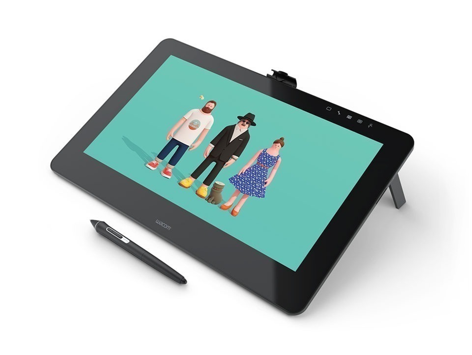 Tableta gráfica WACOM DTH-1620-EU (Windows y Mac OS - USB - Incluye lápiz)