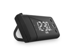 Radio Despertador SPC 4571B Artic (Negro - Digital - FM - Pilas y Corriente - Alarma Doble - Función Snooze)