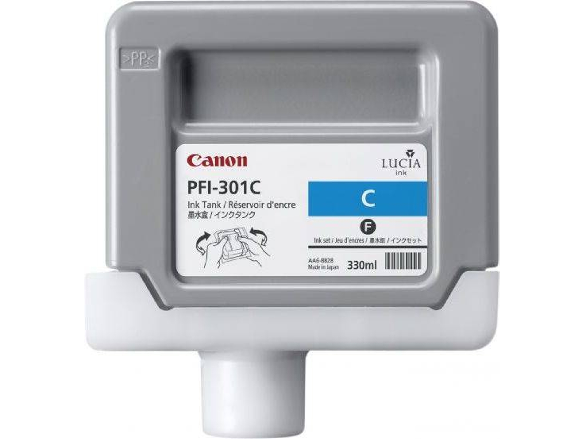 Cartucho de tinta CANON PFI 301 C (1487B001)