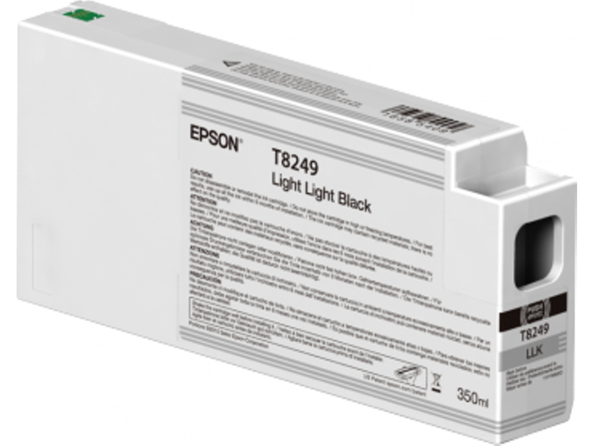 Cartucho de tinta original EPSON 350 ml, Gris claro, C13T824900, T8249