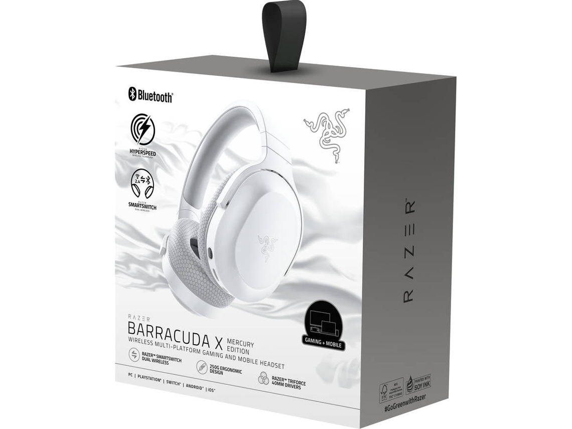Auriculares Gaming RAZER Barracuda X (Over Ear - Micrófono