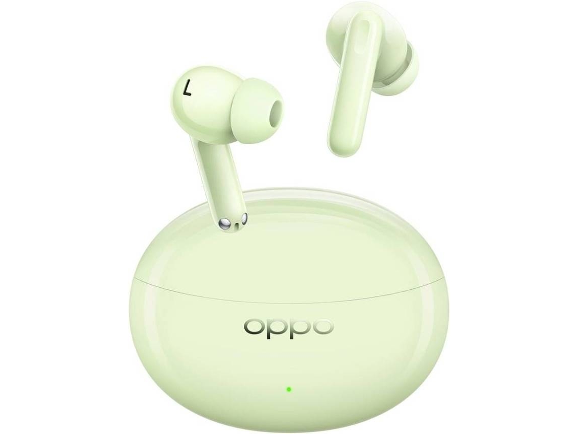 Auriculares Bluetooth True Wireless OPPO Enco Air3 Pro (In Ear - Micrófono - Noise Cancelling - Verde)