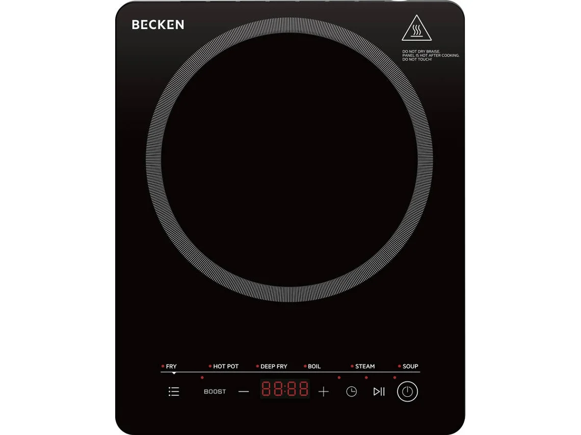 Placa de Inducción Portátil  BECKEN BPH9590 (2200 W - 35 cm)