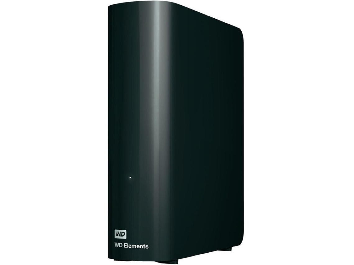 Disco HDD Externo WESTERN DIGITAL Elements (Negro - 4 TB - USB 3.0)