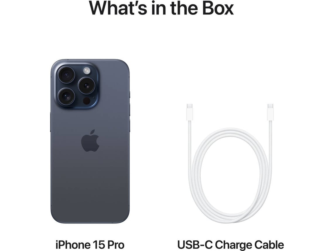 iPhone 15 Pro APPLE (6.1'' - 256 GB - Titanio Azul) | Worten Canarias
