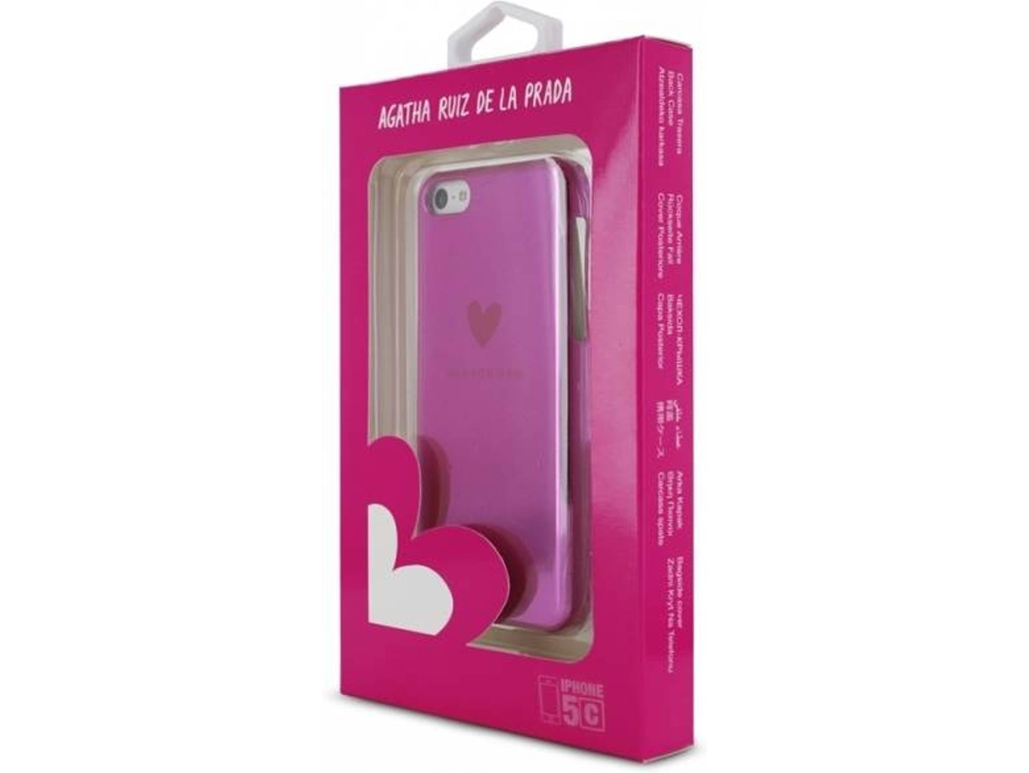 Carcasa iPhone 5c AGATHA R. PRADA Metalizadorosa Rosa