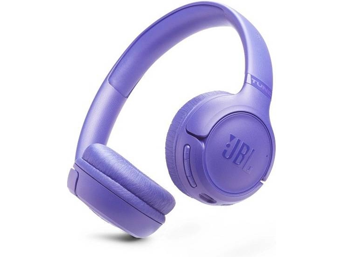 Auriculares Bluetooth JBL T530BTLAVEU (On Ear -  Micrófono - Morado)