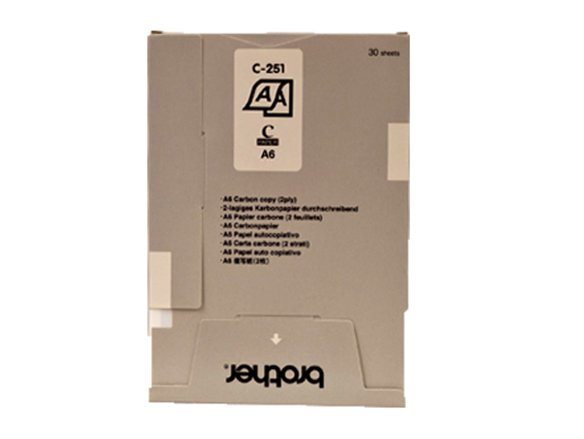 Papel Térmico BROTHER C251S