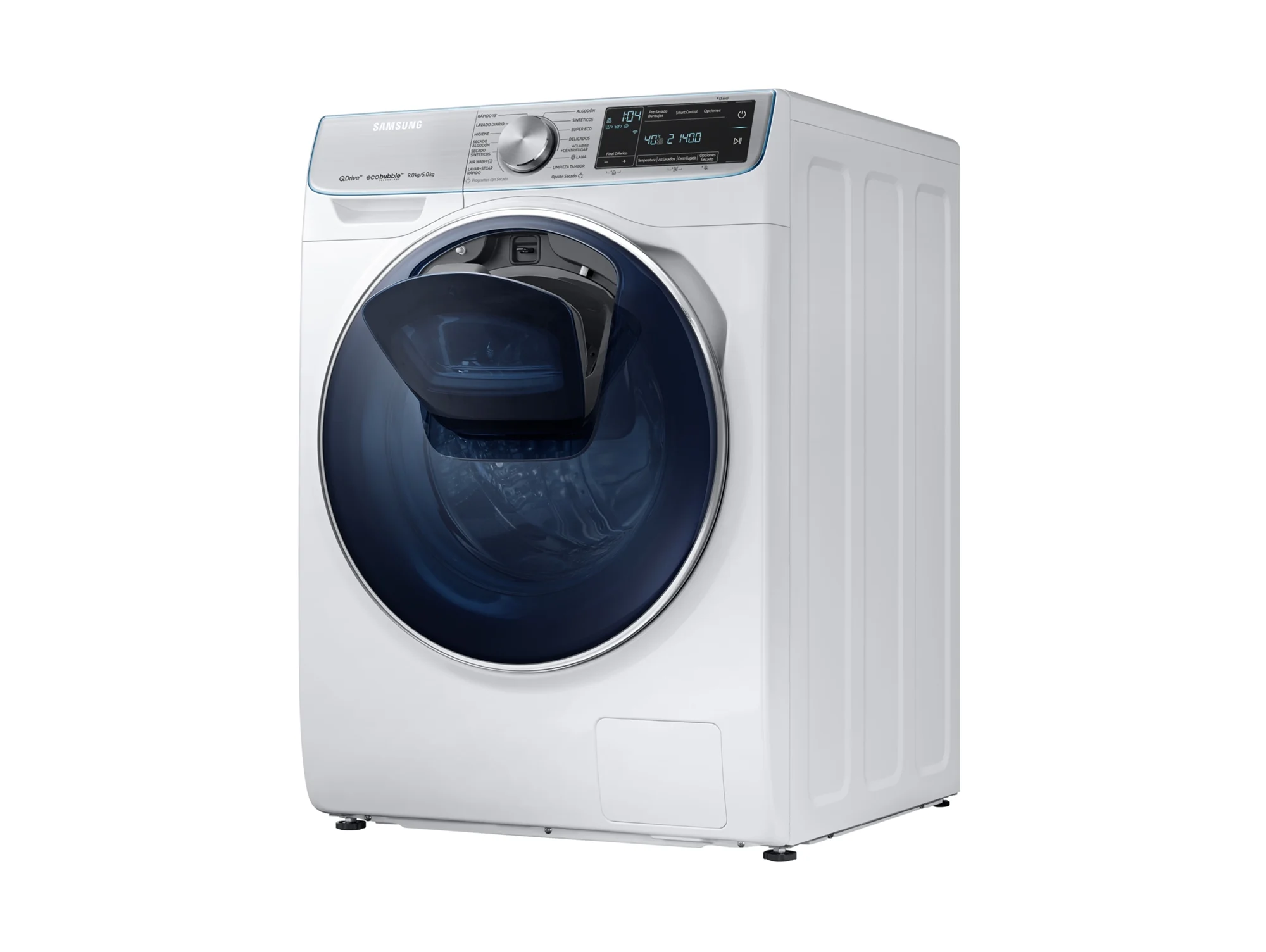 Lavasecadora SAMSUNG WD90N74FNOA/EC  (5/9 kg - 1400 rpm - Blanco)
