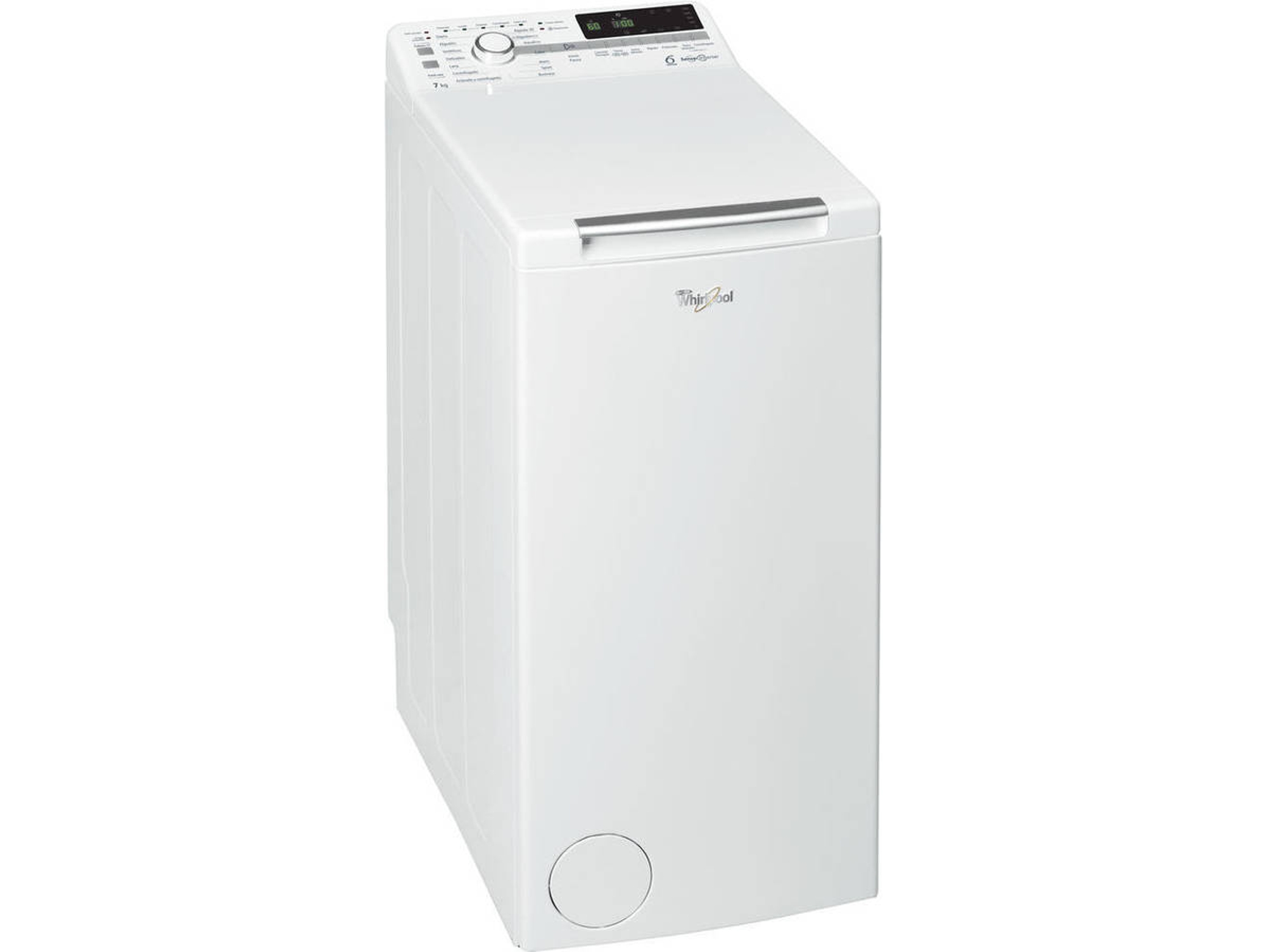 Lavadora Reacondicionada WHIRLPOOL TDLR 70220 (Grado B - 7 kg - 1200 rpm - Blanco)