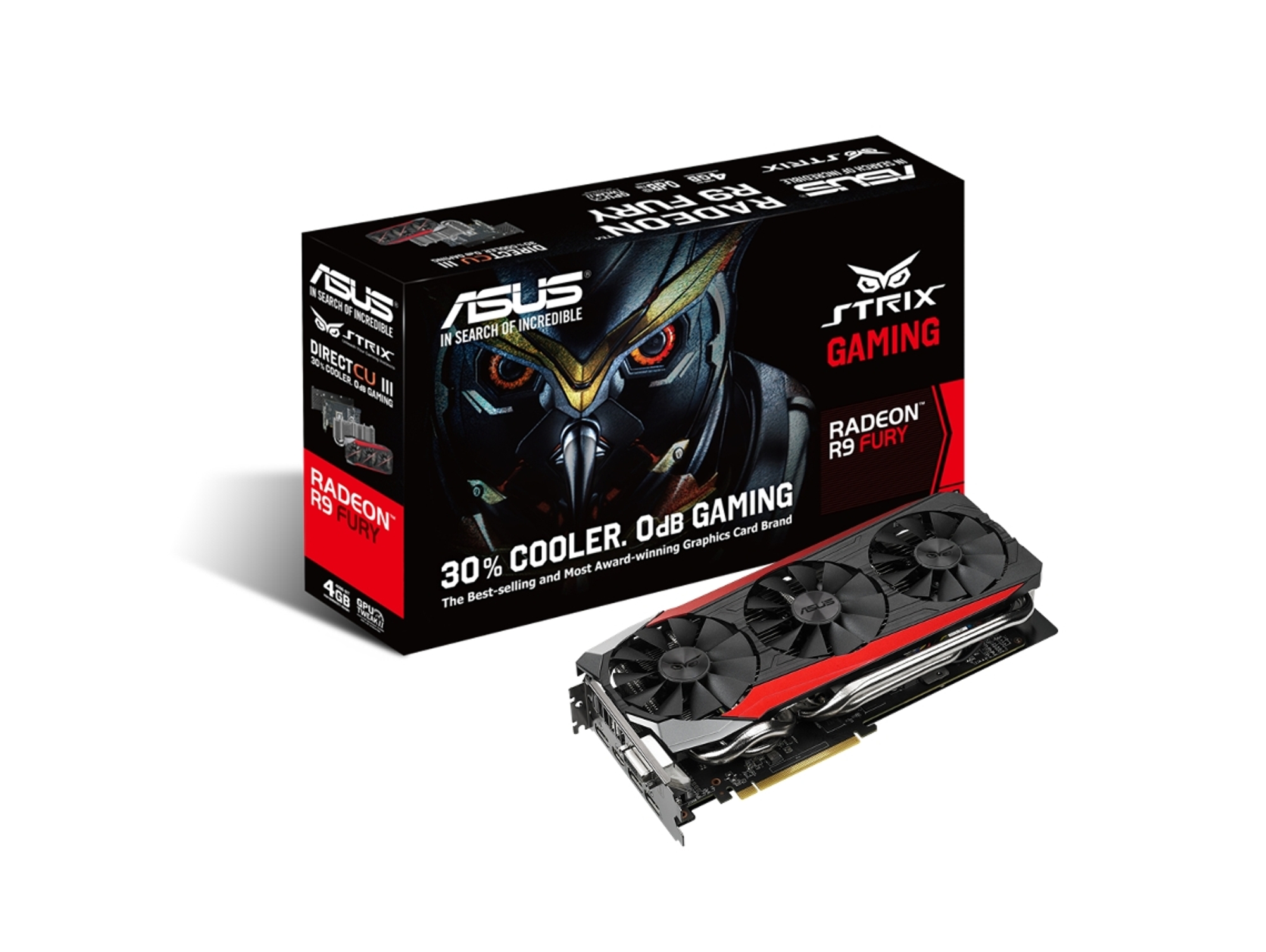Tarjeta Gráfiaca ASUS STRIX AMD Radeon R9 390 GAMING 8GB DDR5