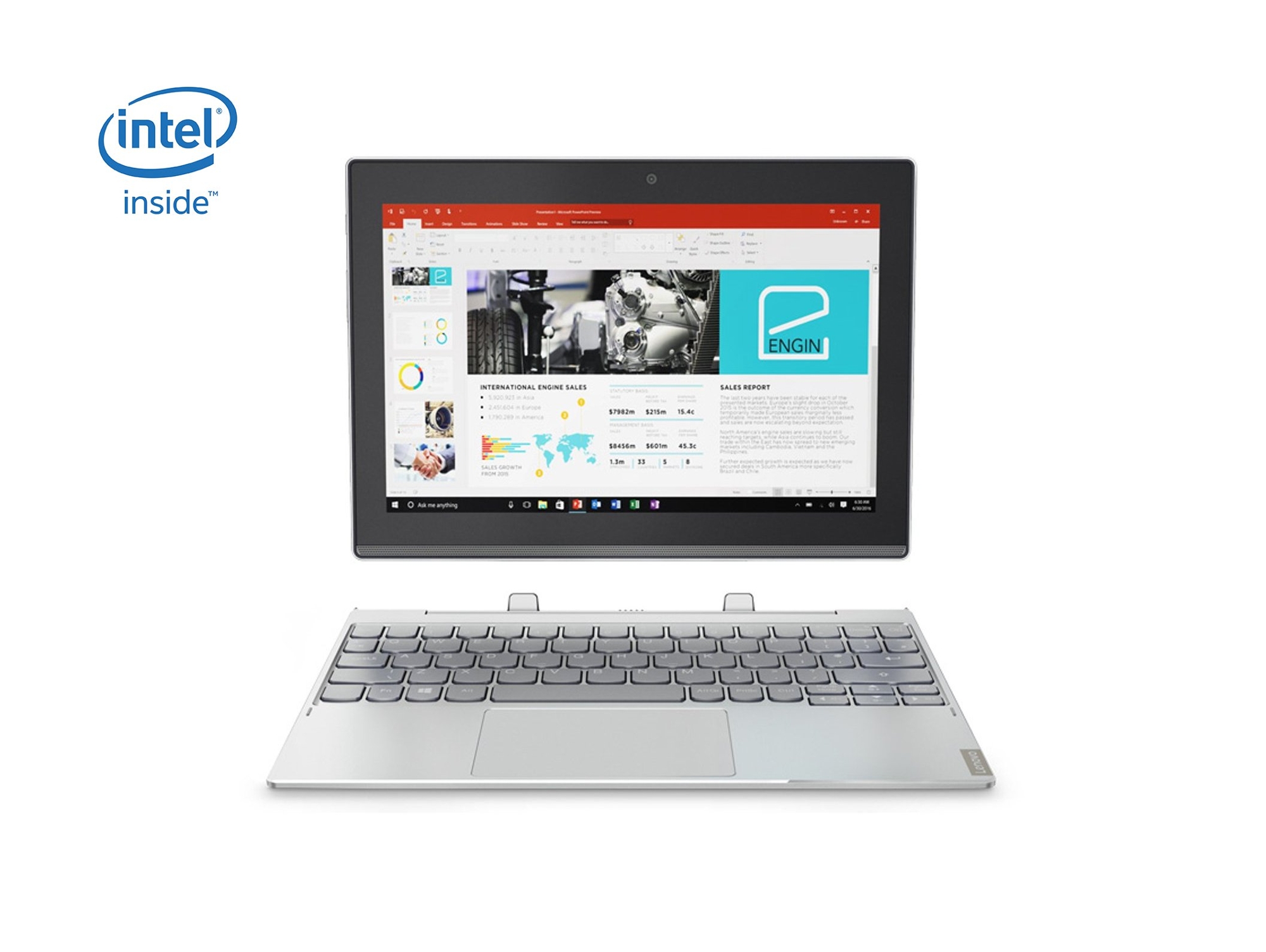 Portátil Convertible 2 en 1 10,1'' LENOVO Miix 320-10ICR (x5-Z8350 - 4 GB RAM - 64 GB SSD )