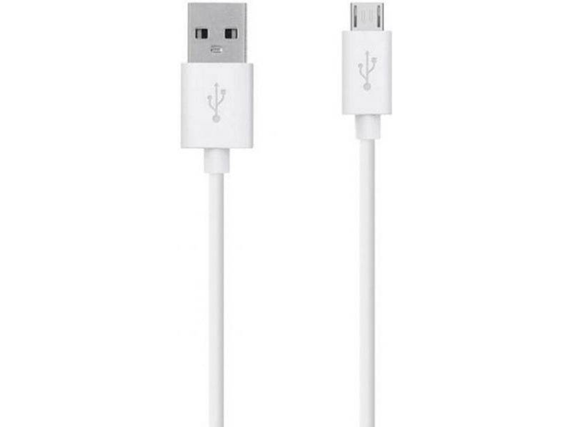 Cable USB A - Micro USB BELKIN 2M Blanco