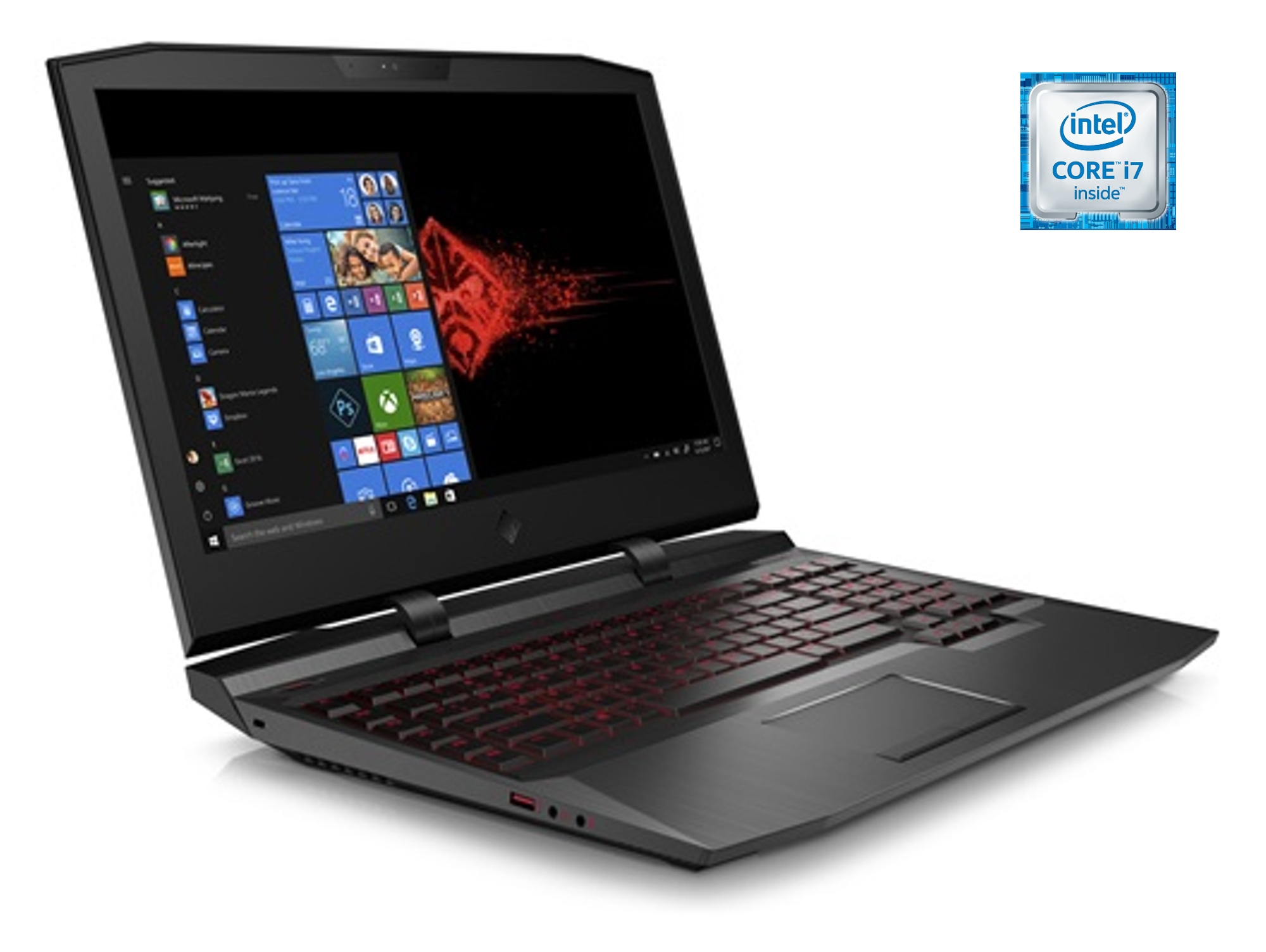 Portátil Gaming HP OMEN 17-AP000NS (Intel Core i7-7820HK - NVIDIA GeForce GTX 1070 - RAM: 16 GB - 1 TB HDD + 256 GB SSD - 17.3'')