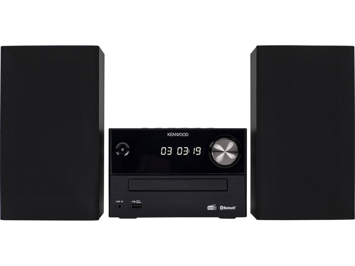Microcadena Bluetooth KENWOOD M-420DAB Negro con USB y DAB+