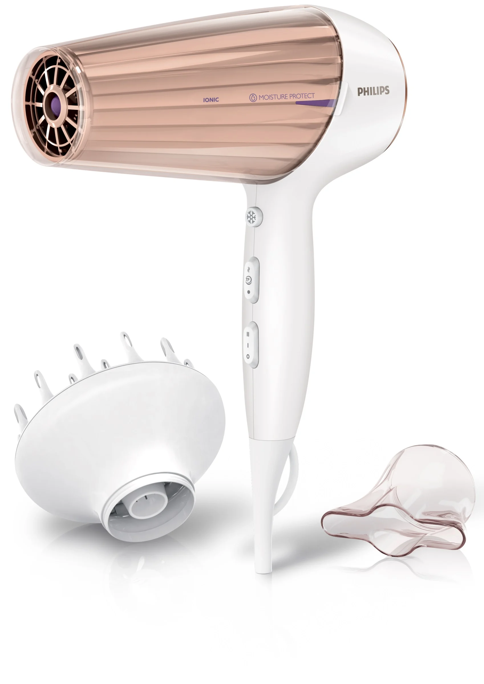 Secador de Pelo PHILIPS HP8280/00 (2300 W - 6 Niveles de temperatura)