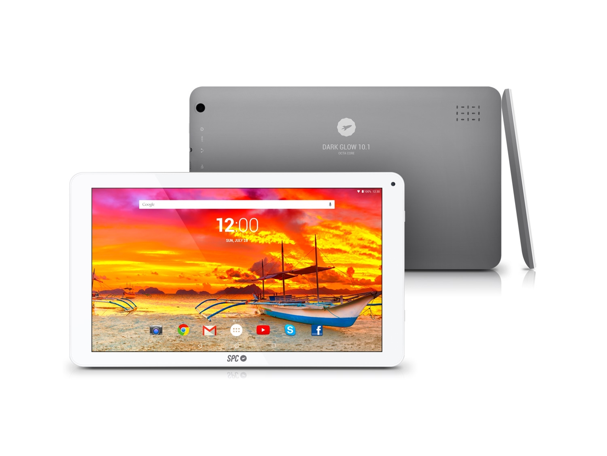 Tablet SPC Dark Glow (10.1'' - 16 GB - 1 GB RAM - Wi-Fi - Blanco)
