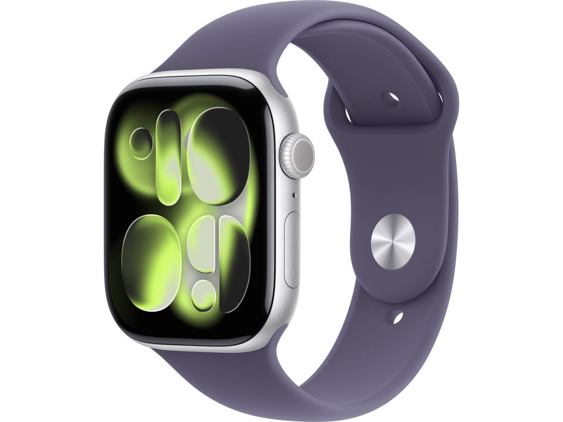  APPLE Watch Series 11 GPS + Cellular 46 mm Plata Aluminio con Correa Deportiva Niebla Lila(Tamaño M/L)